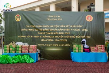 CHƯƠNG TRÌNH THIỆN NGUYỆN “GẮN KẾT QUÂN DÂN” DO NHỊ VÂN MEDIA PHỐI HỢP TIỂU ĐOÀN 905 – BINH CHỦNG HÓA HỌC TỔ CHỨC, MANG HƠI ẤM MÙA XUÂN ĐẾN QUỐC OAI, HÀ NỘI