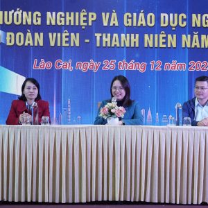Chương trình tư vấn hướng nghiệp và giáo dục nghề nghiệp 2025 tại Lào Cai: Lan tỏa cơ hội học tập và việc làm cho đoàn viên – thanh niên