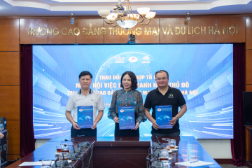 KÝ KẾT HỢP TÁC TRIỂN KHAI “NGÀY HỘI VIỆC LÀM THANH NIÊN THỦ ĐÔ” TẠI TRƯỜNG CAO ĐẲNG THƯƠNG MẠI VÀ DU LỊCH HÀ NỘI KÝ KẾT HỢP TÁC TRIỂN KHAI “NGÀY HỘI VIỆC LÀM THANH NIÊN THỦ ĐÔ” TẠI TRƯỜNG CAO ĐẲNG THƯƠNG MẠI VÀ DU LỊCH HÀ NỘI